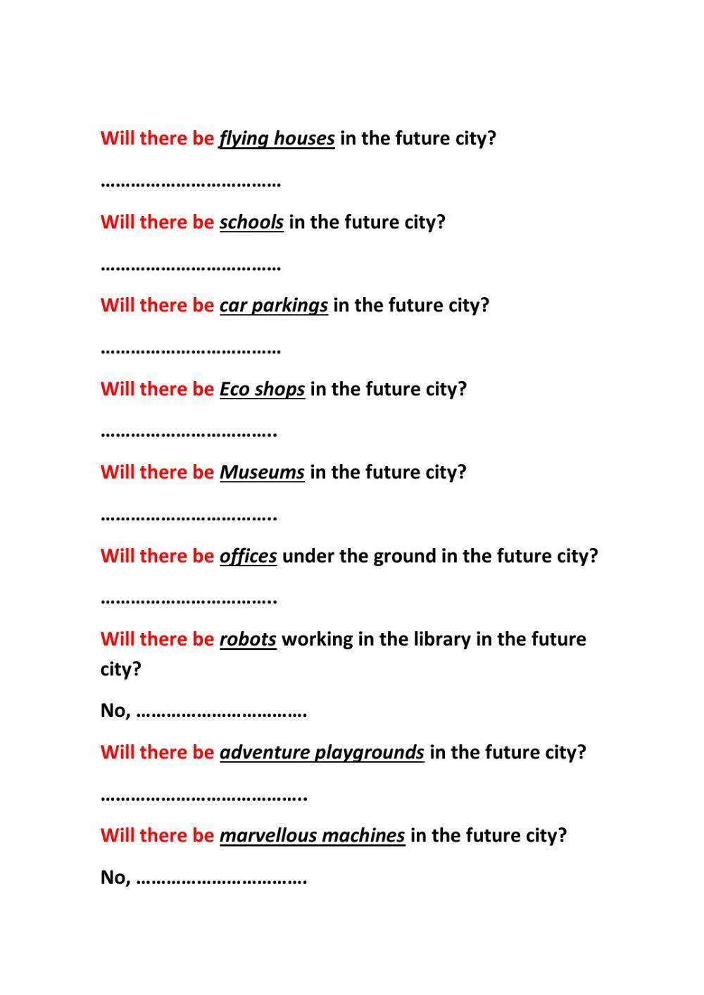 Will there be questions.Yes- no there will-won-t answers