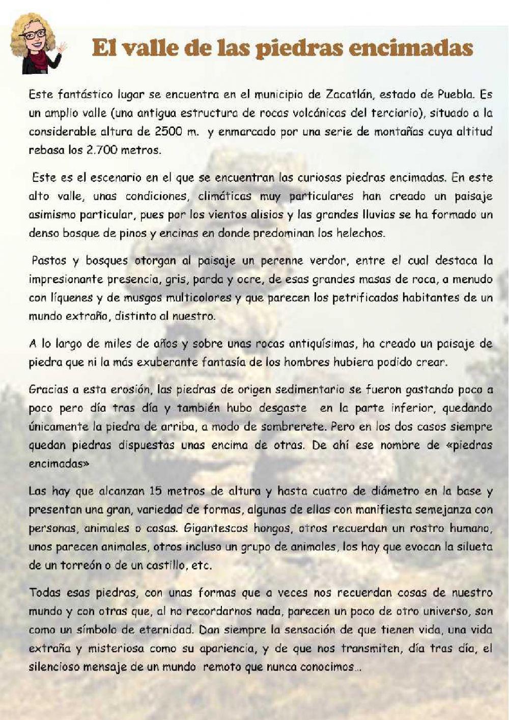 El valle de las piedras encimadas