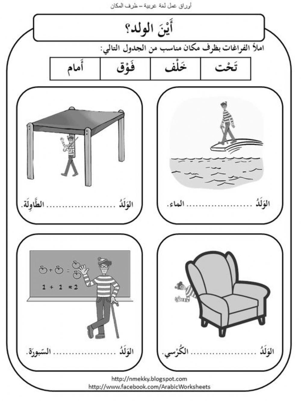 ظرف الزمان و المكان