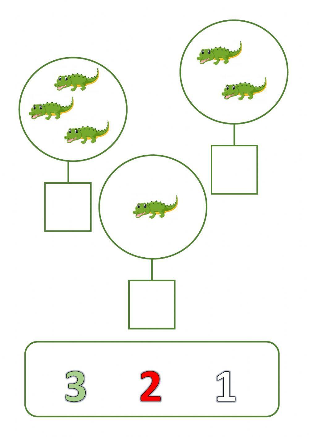 ¿Cuántos cocodrilos hay?