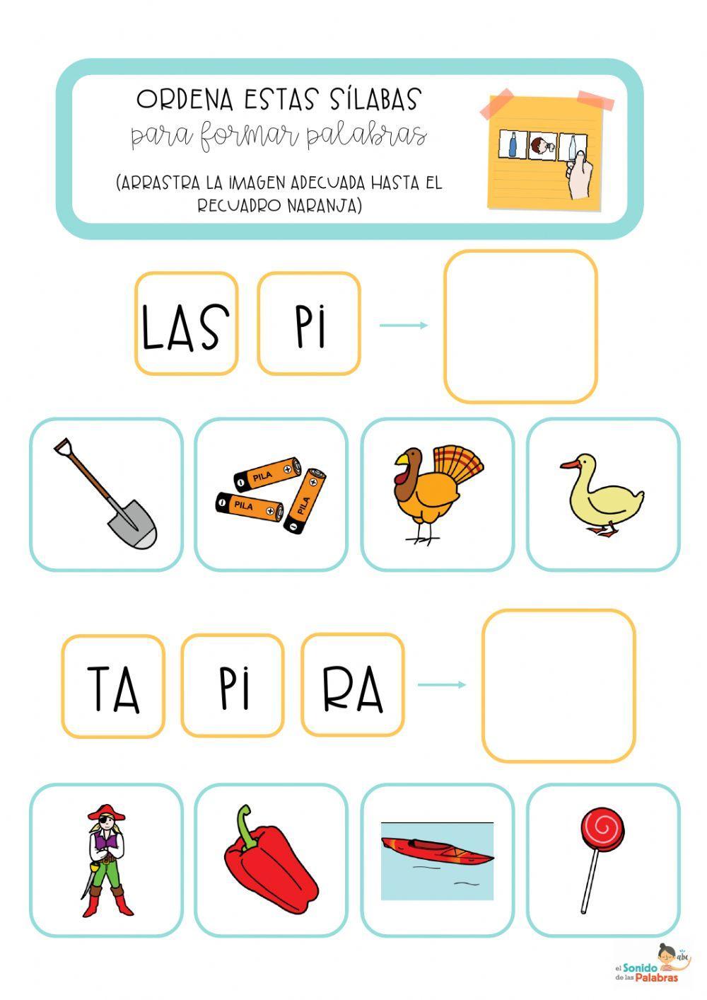 FONEMA P - Conciencia Silábica FONEMA P - Conciencia Silábica