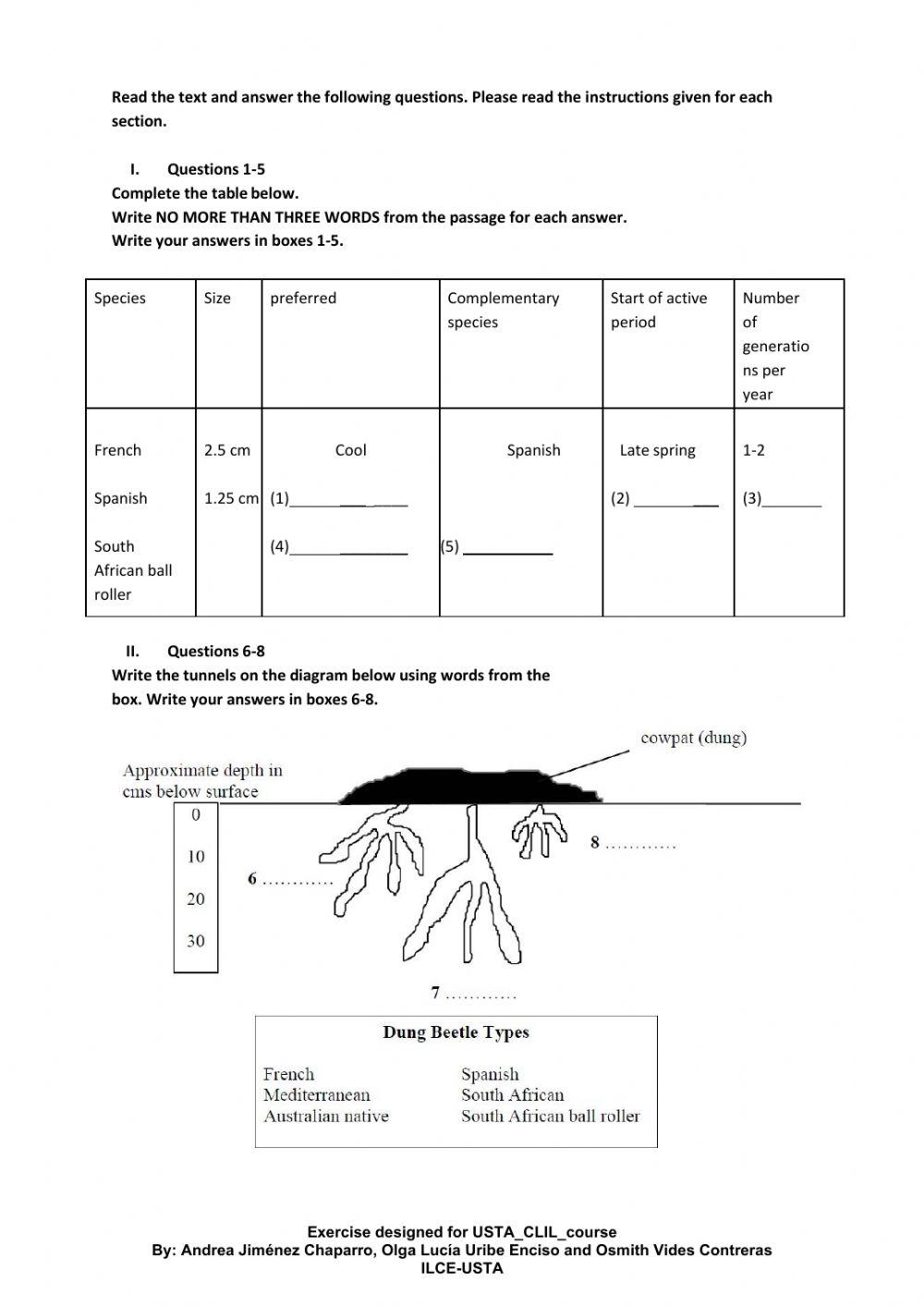 Clil - sssion 8 - dung beetle