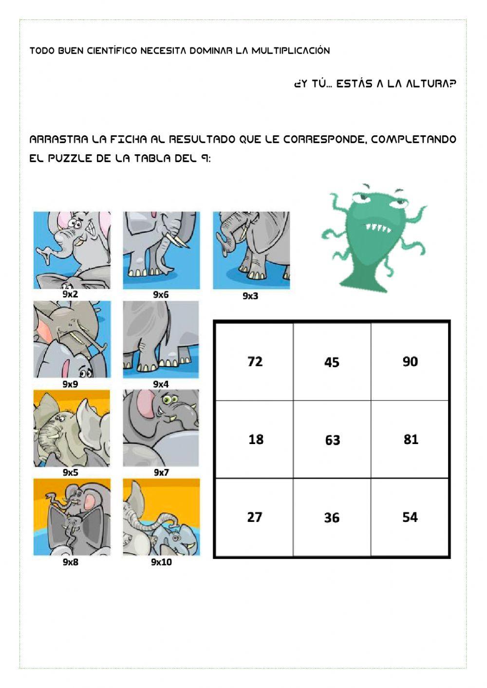 Multiplicaciones y divisiones