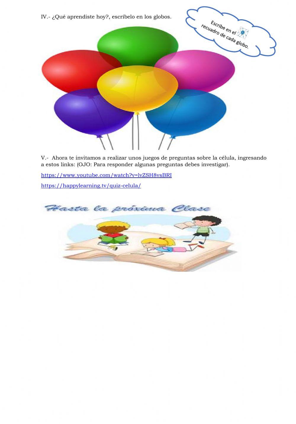 Guía Ciencias 5° Célula-tejidos