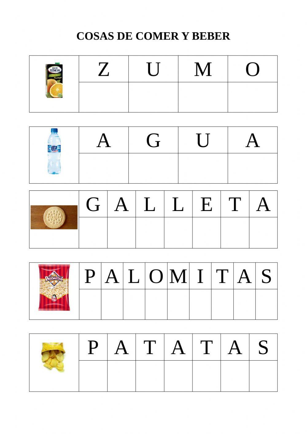 Ficha lectura global alimentos