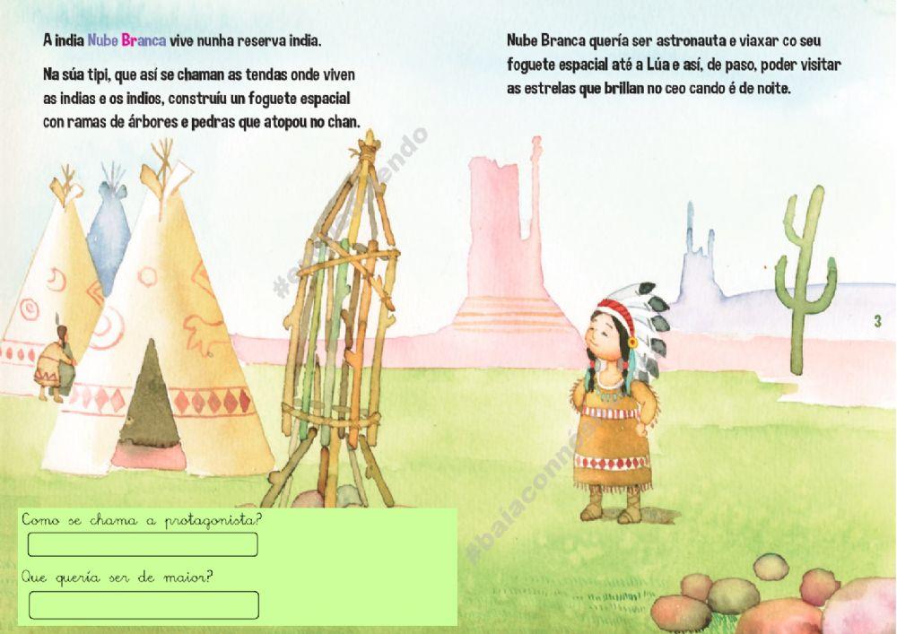 Nube Branca quere ser astronauta