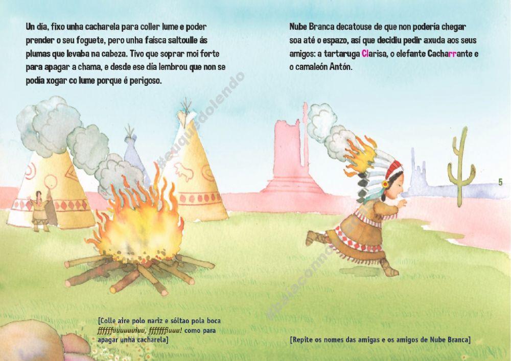 Nube Branca quere ser astronauta