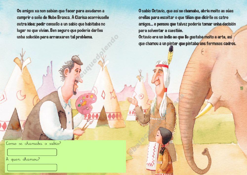 Nube Branca quere ser astronauta