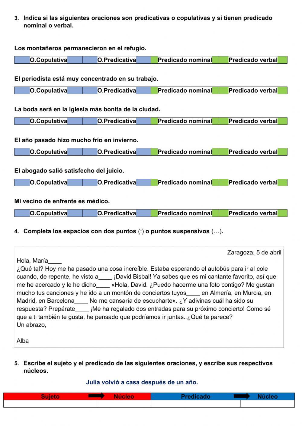 Examen tema 11 y 12 Edelvives. Lengua- 6º Primaria