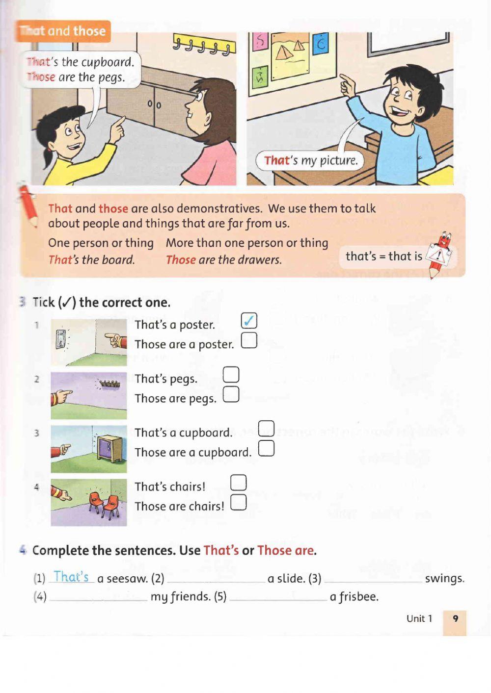 Children 2 - test unit 1 - practice