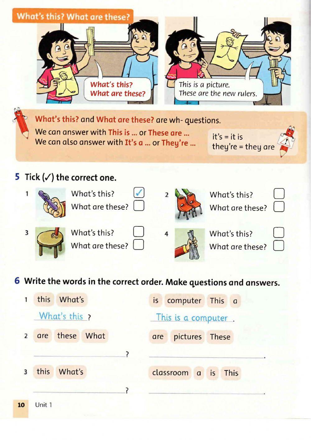 Children 2 - test unit 1 - practice