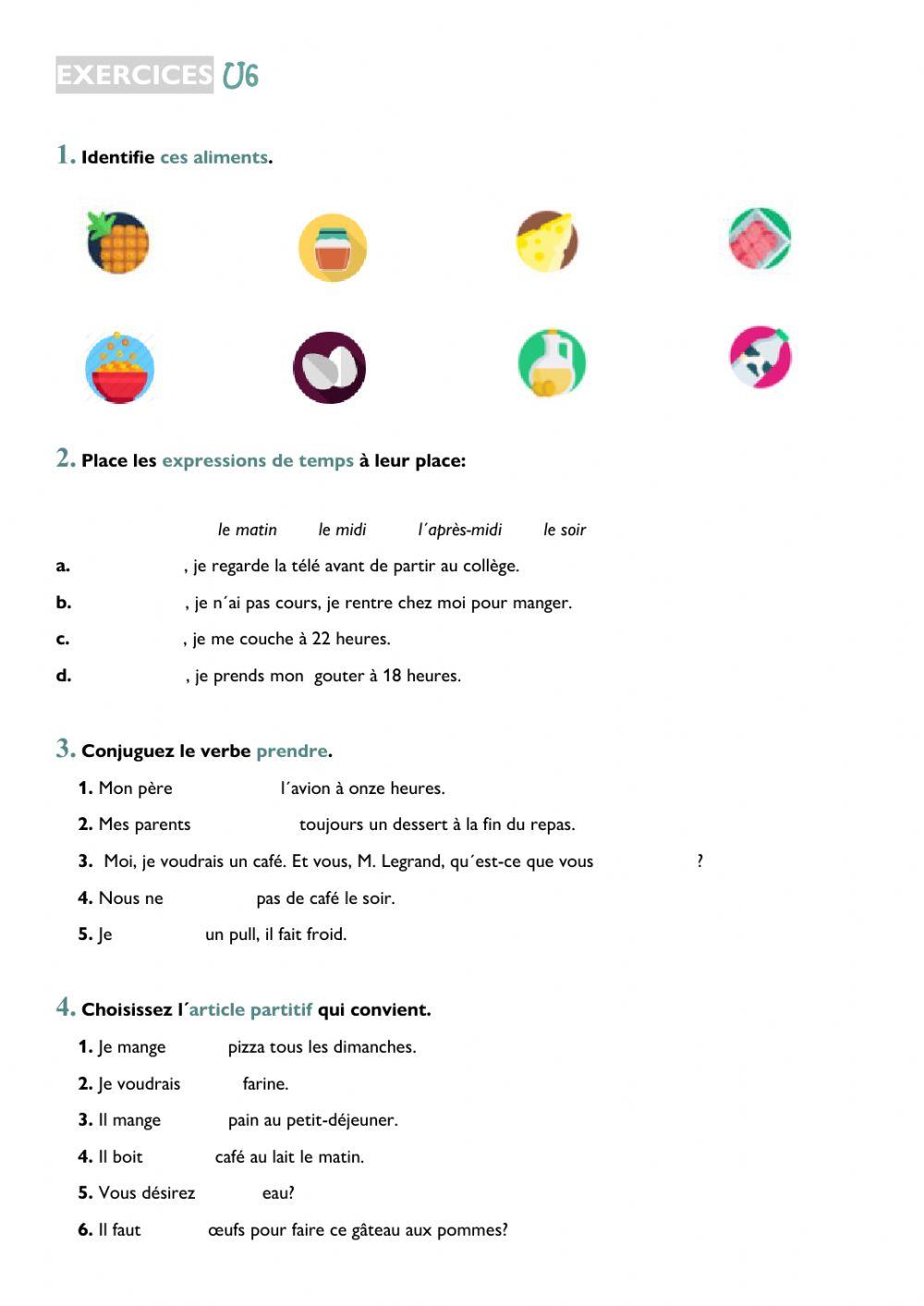 Rattrapage U6,-1º ESO