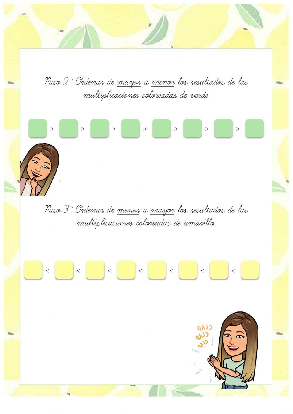 Limonada de números 2º