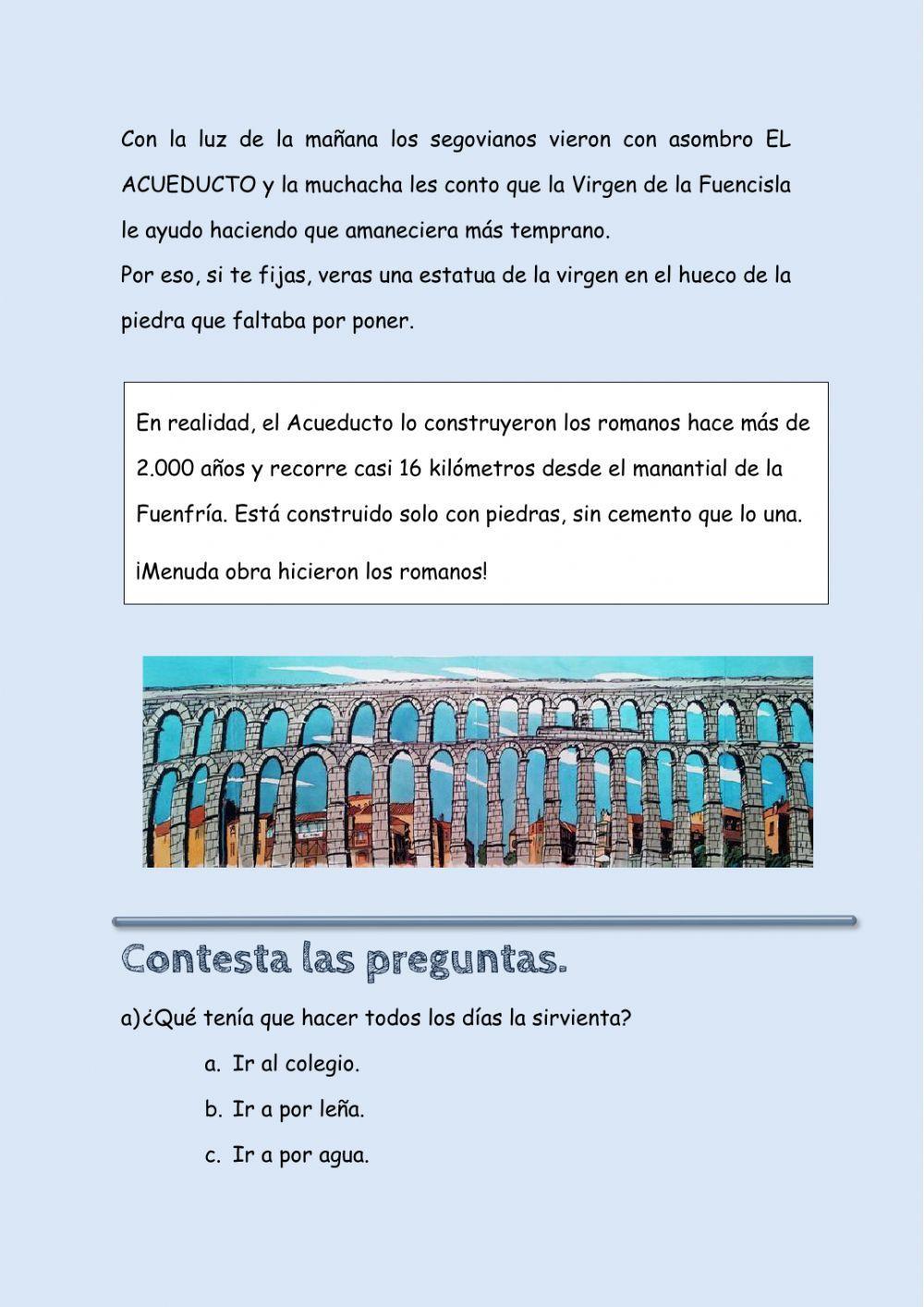 El acueducto de segovia