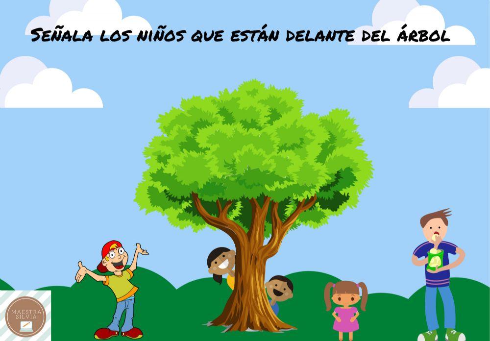 SeÑALA LOS NIÑOS QUE ESTÁN DELANTE