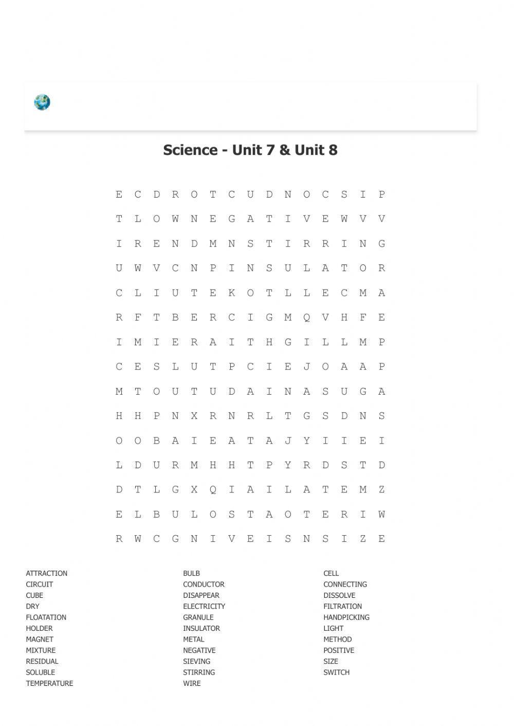 KSSR - DLP Sc - U7&8 - MemoryRefresher 01