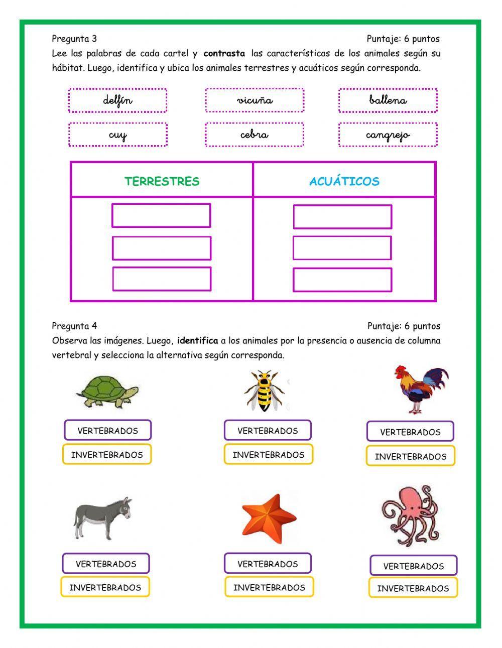 Evaluación semanal de Ciencia y Tecnología