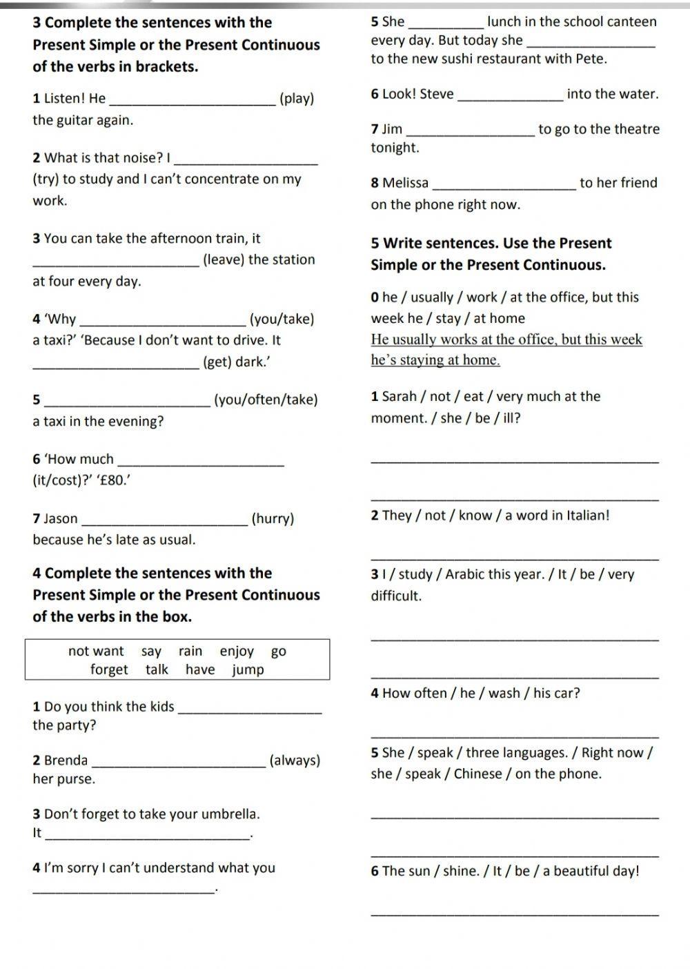 Focus 1CB unit 3 Grammar Test-2