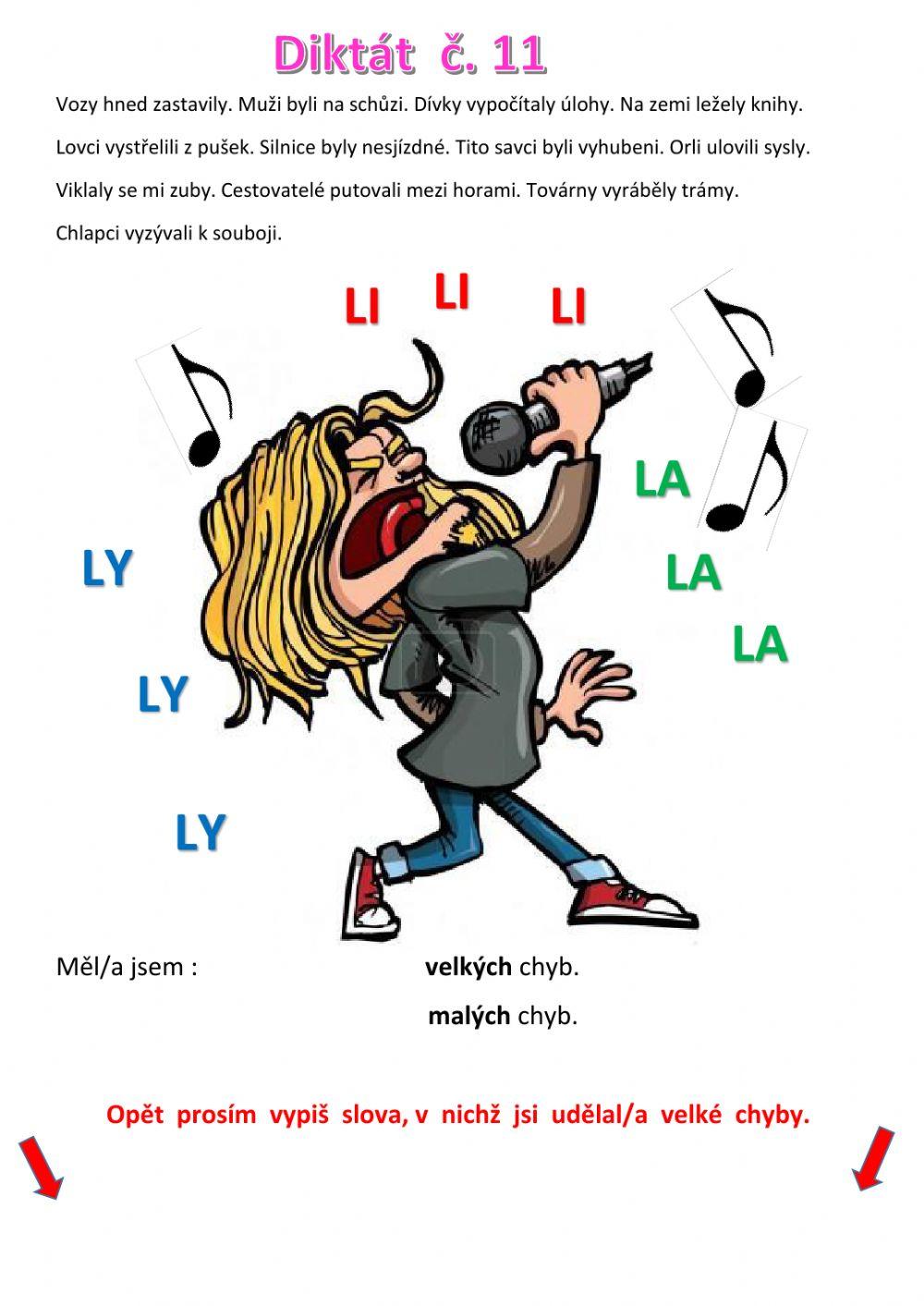 Diktát č.11 výsledky