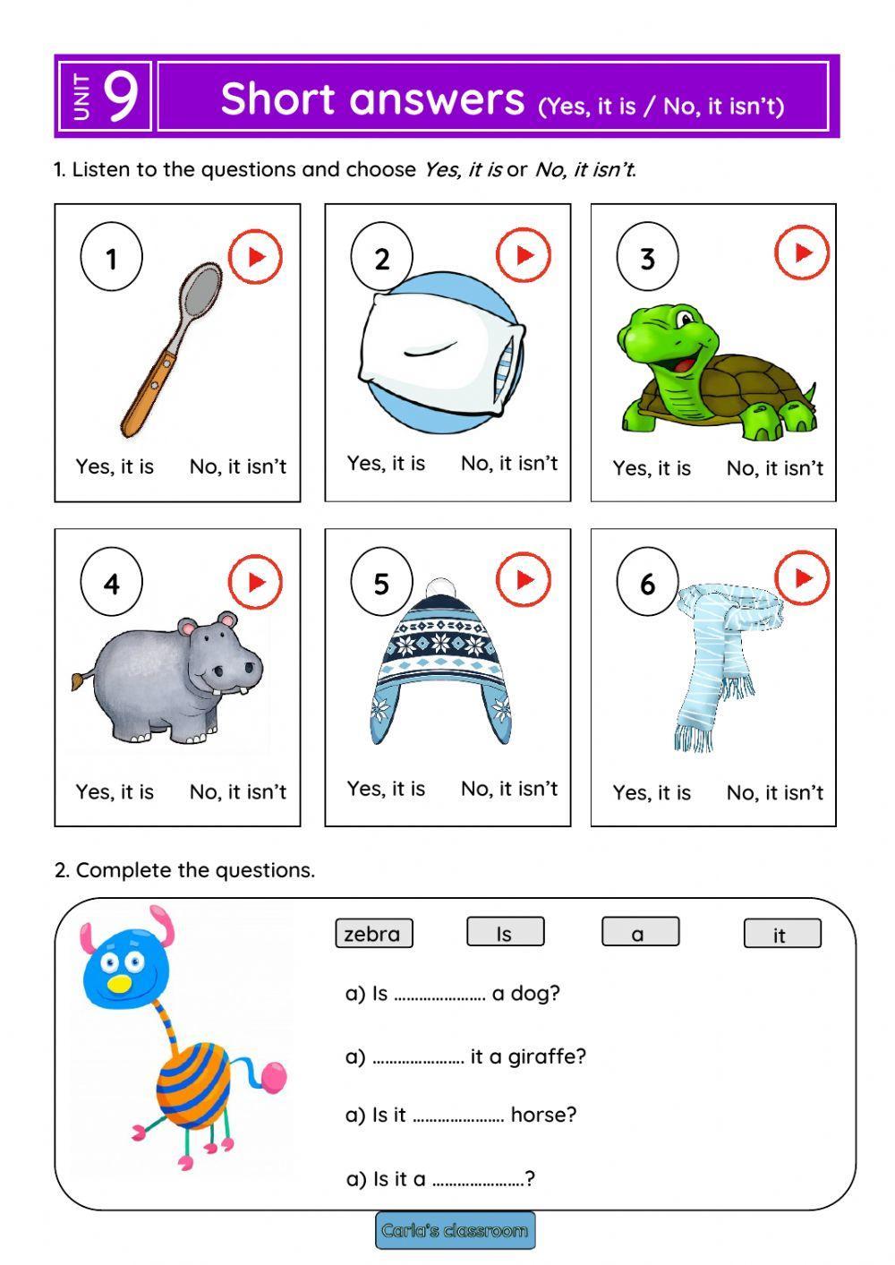 Short answers (Yes, it is - No, it isn't)