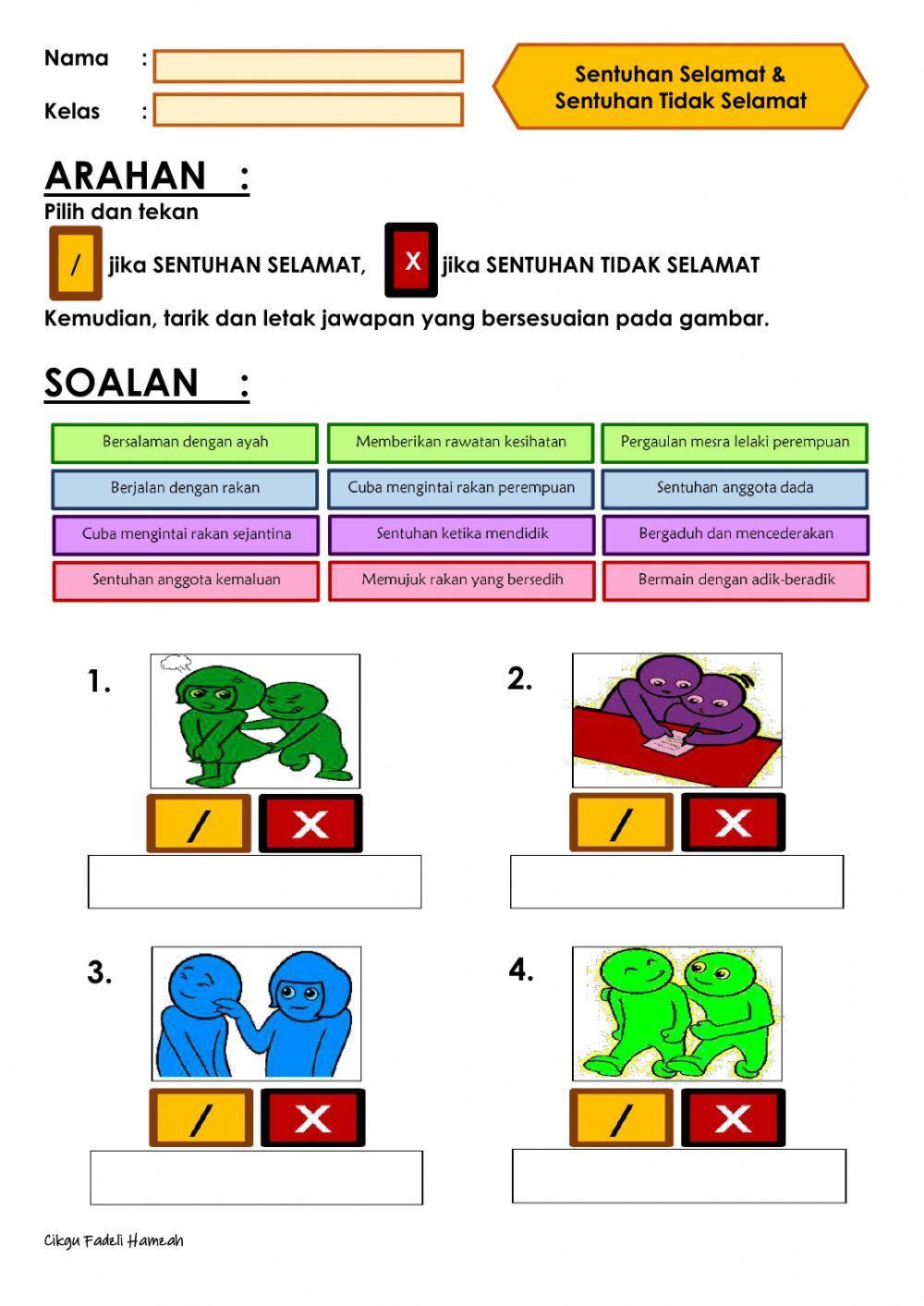 Sentuhan Selamat & Sentuhan Tidak Selamat