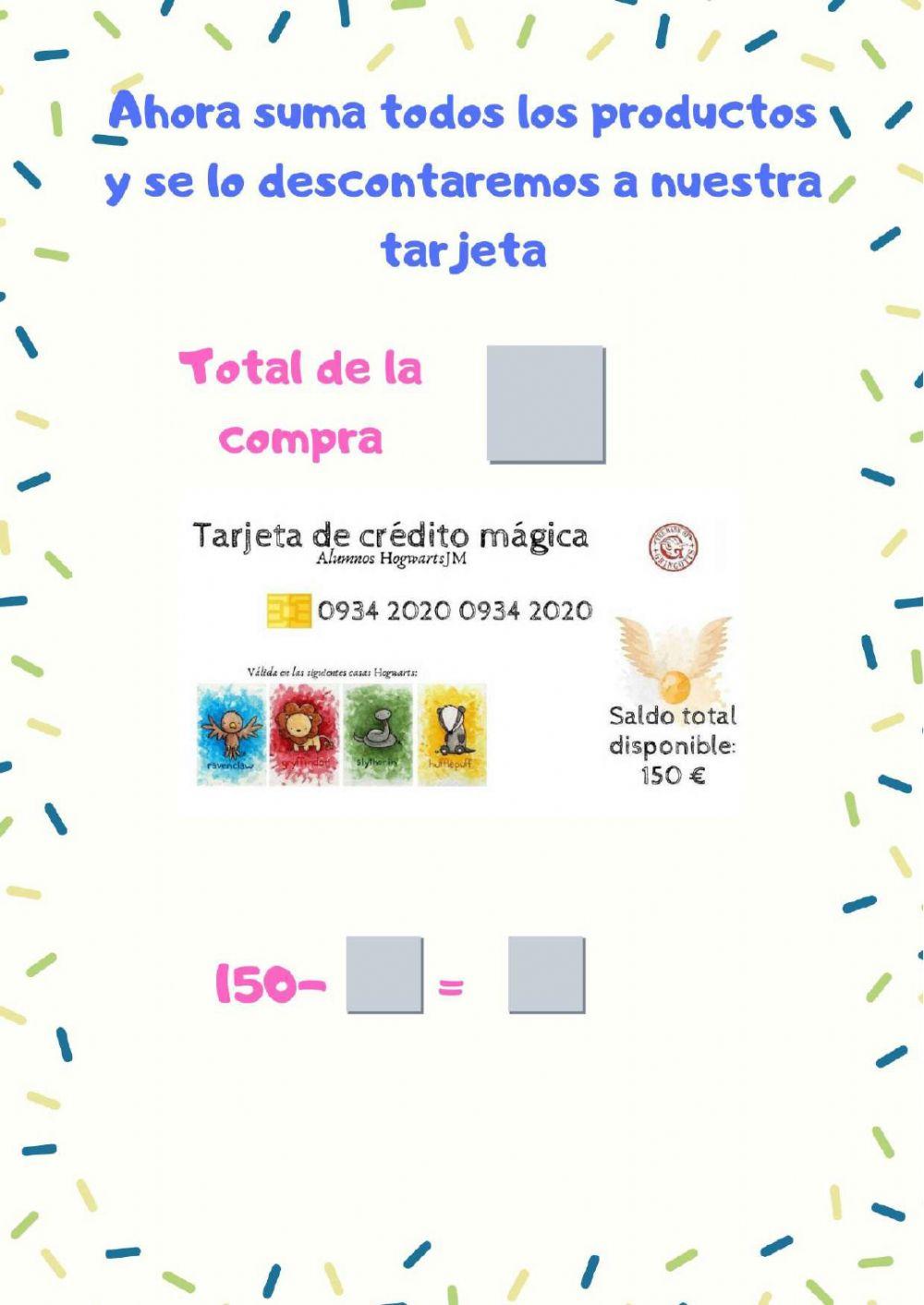 Adaptar cantidas y comprar