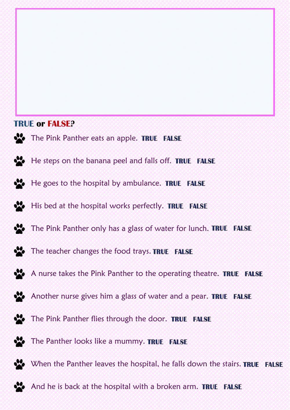 The Pink Panther - video task