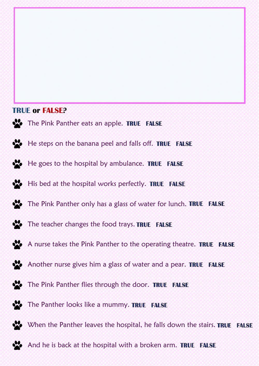 The Pink Panther - video task