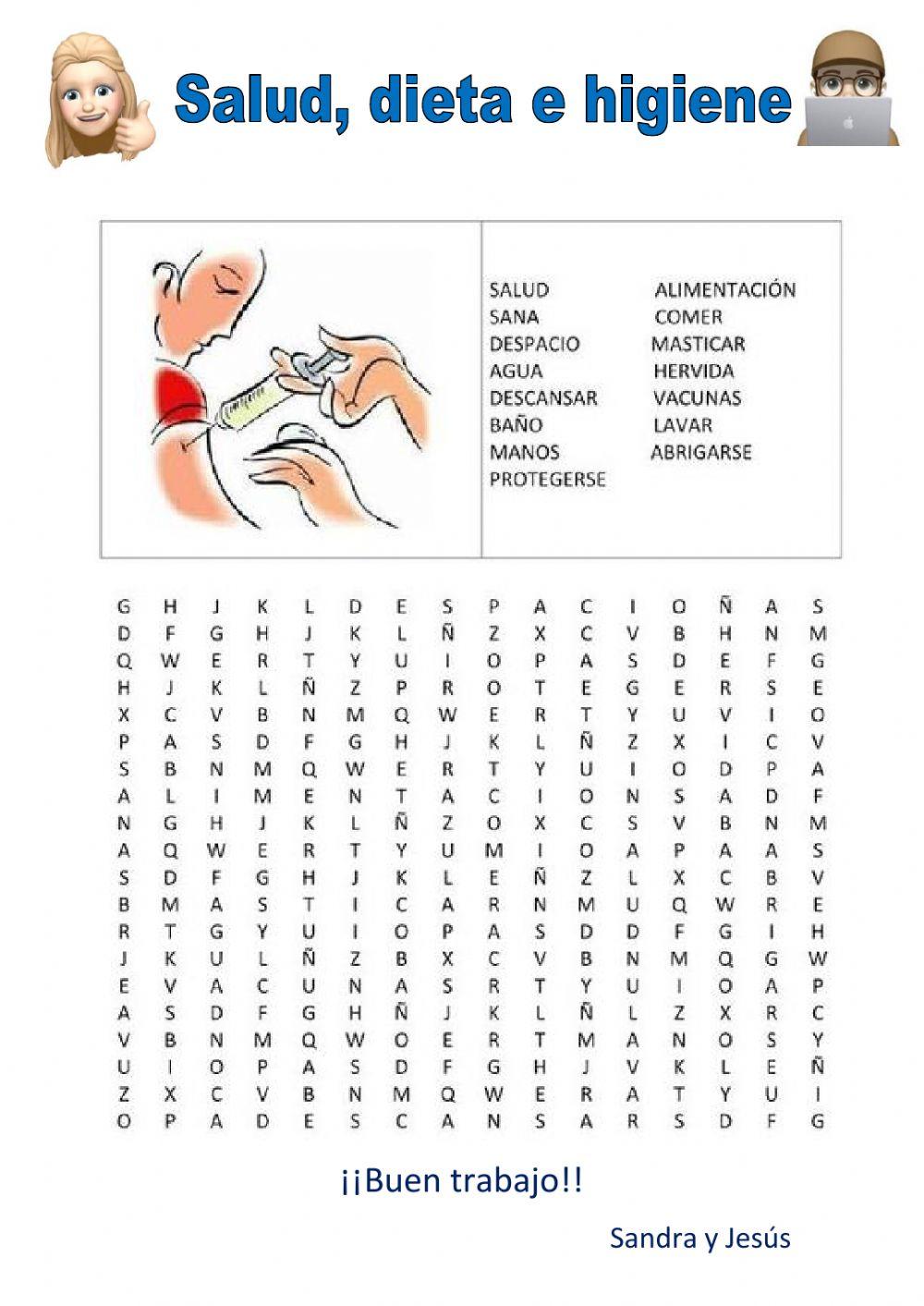 Salud, diete e higiene