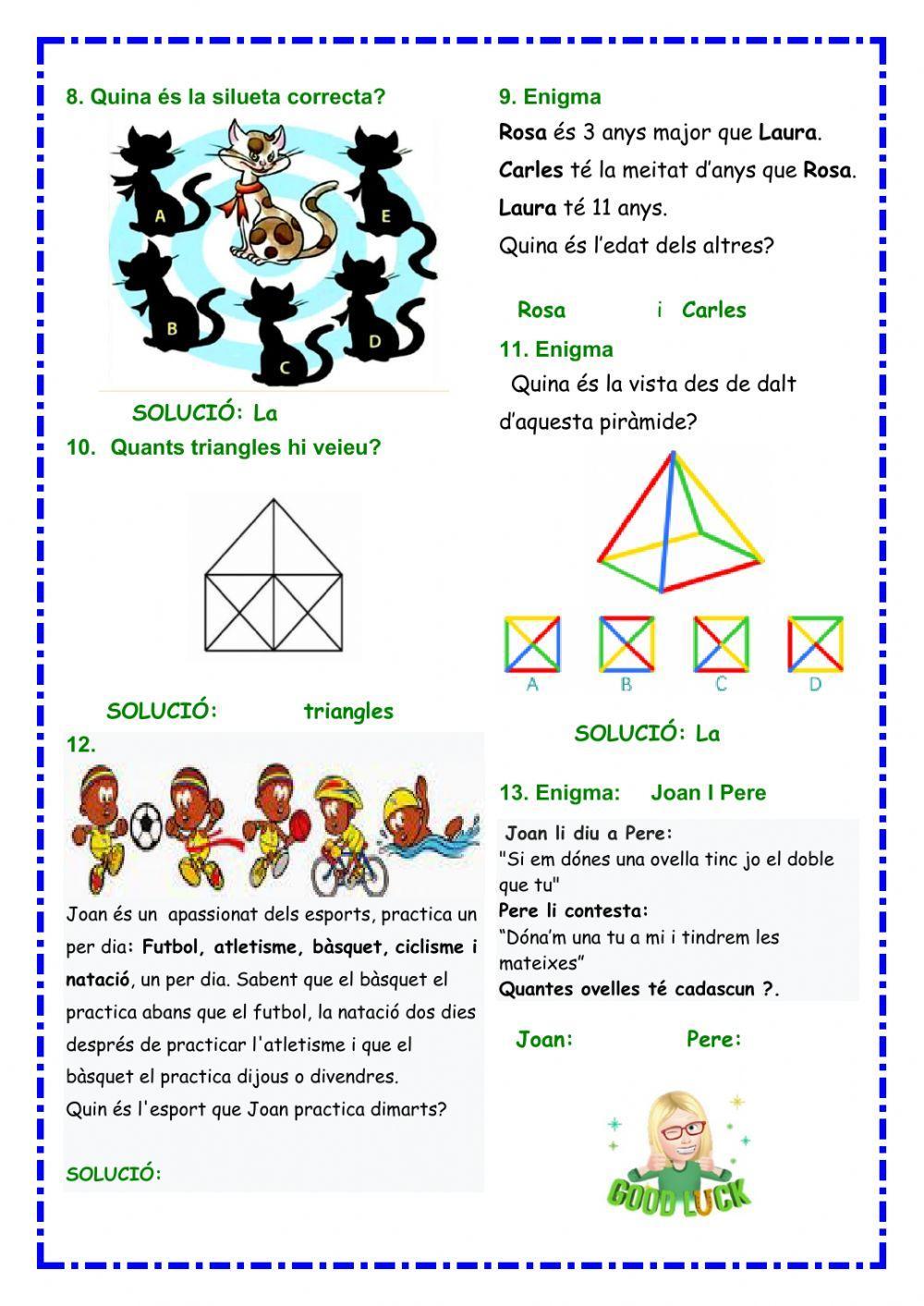 Reptes matemàtics