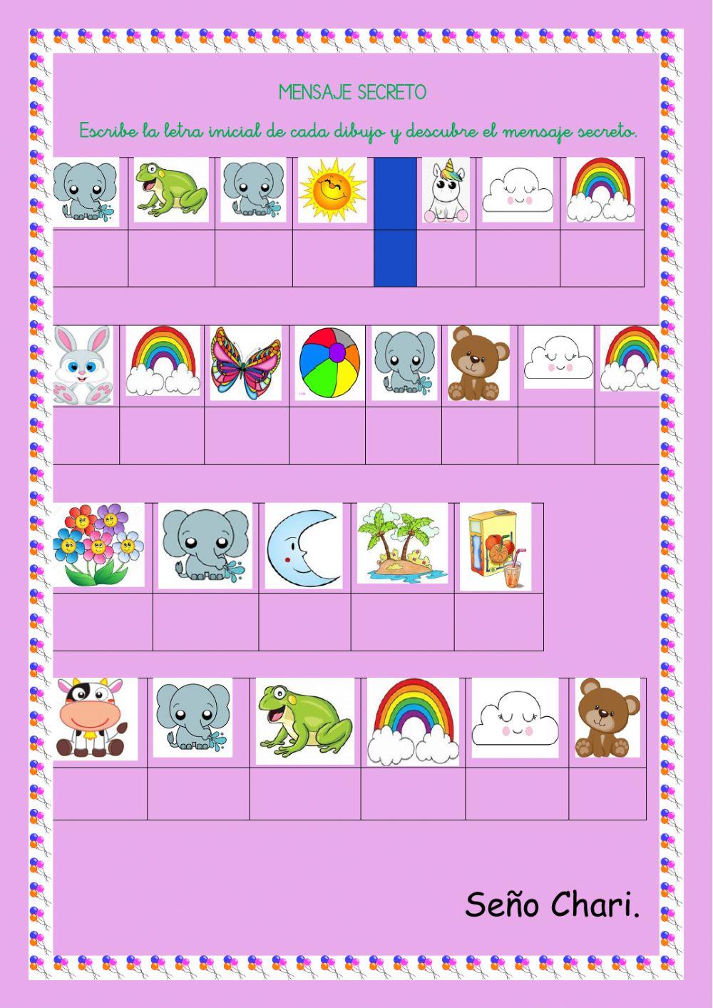 Mensaje secreto (femenino)