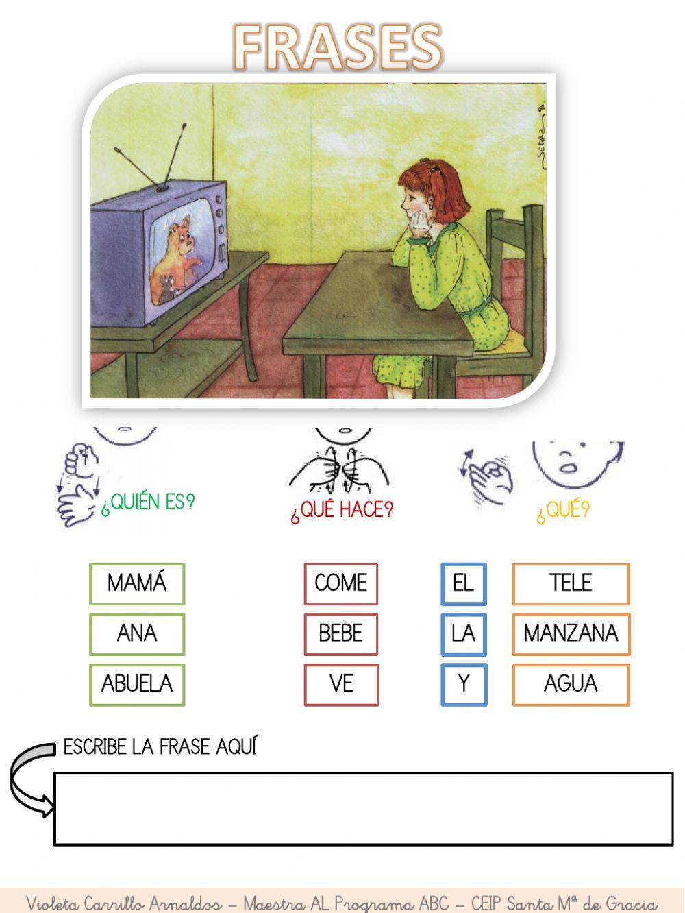 Estructuración de frases - 1