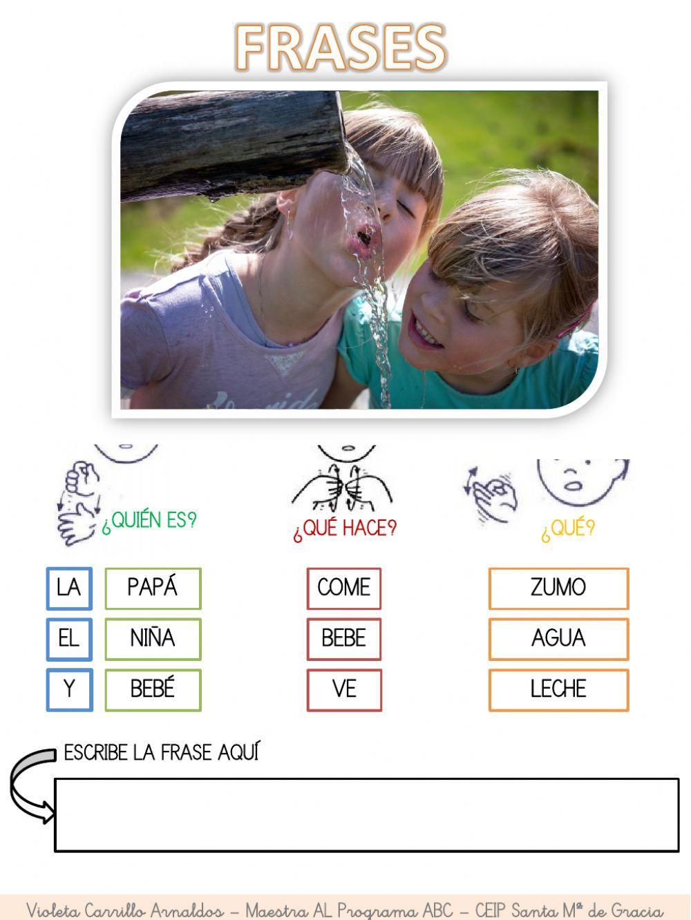 Estructuración de frases - 1