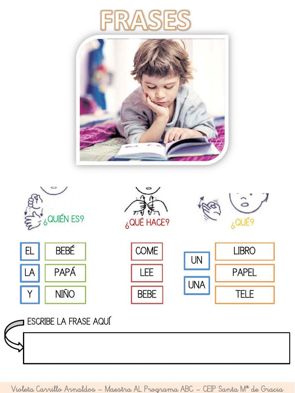 Estructuración de frases - 1