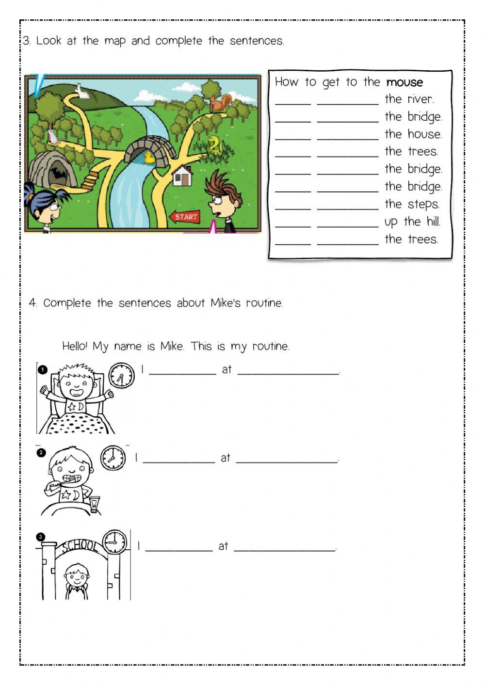 Grammar exan 3rd Children