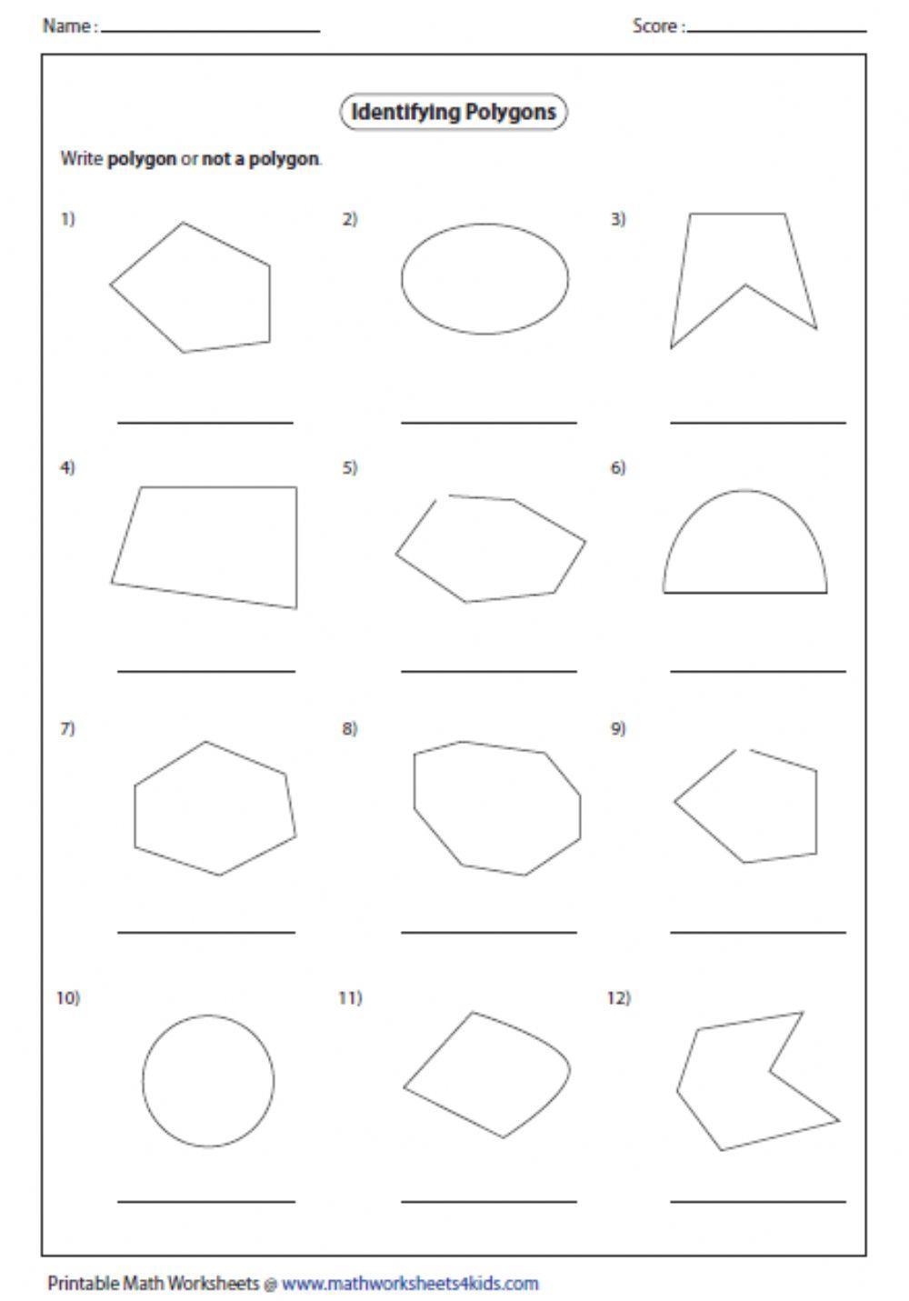 Identify polygons