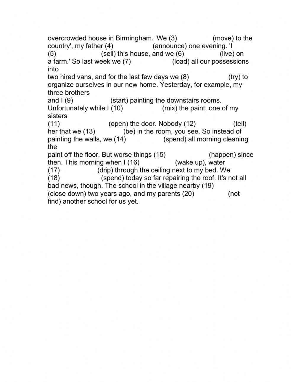 First certificate tenses