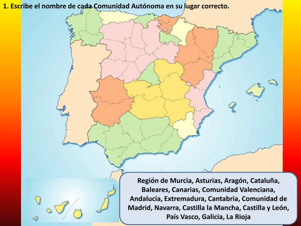 España-Comunidades Autónomas