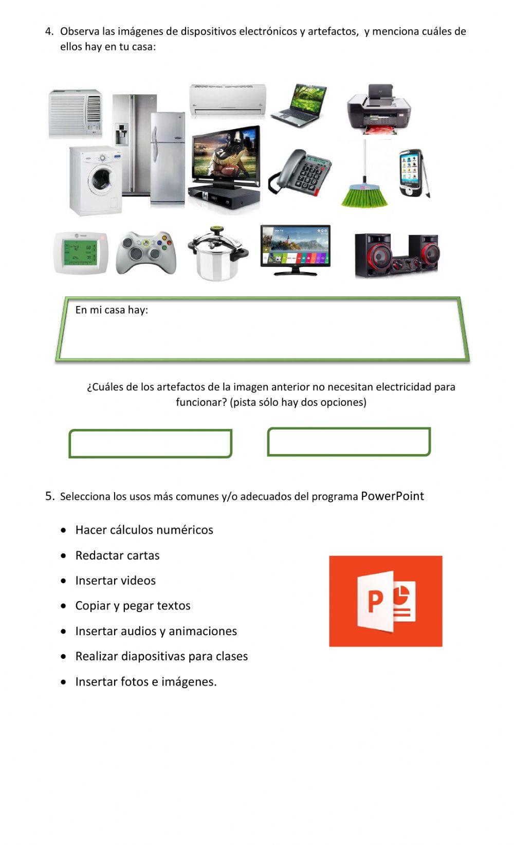 Cuestionario informática Tercero