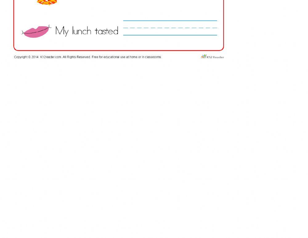 Senses Sentence Starters