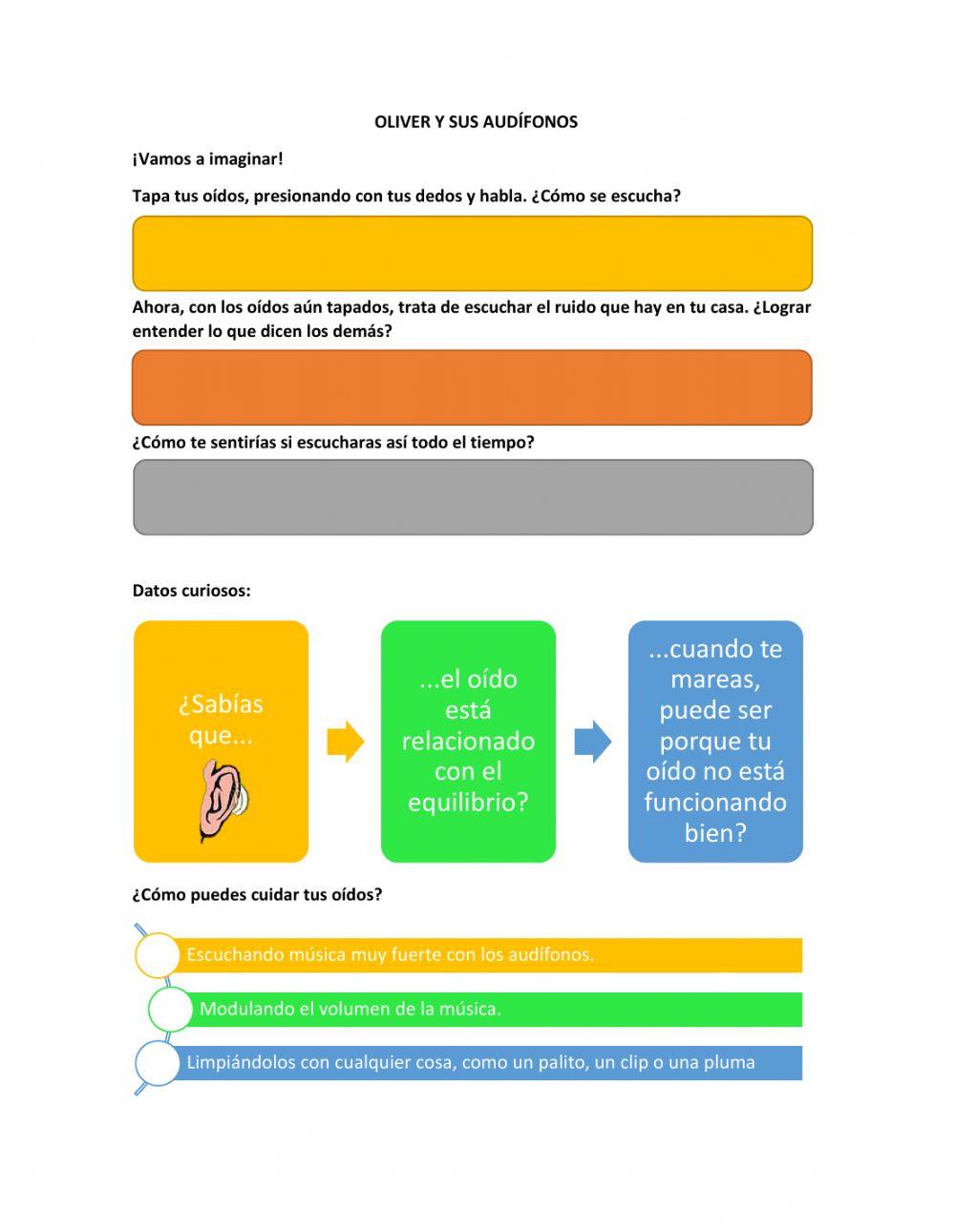 Oliver y sus audífonos