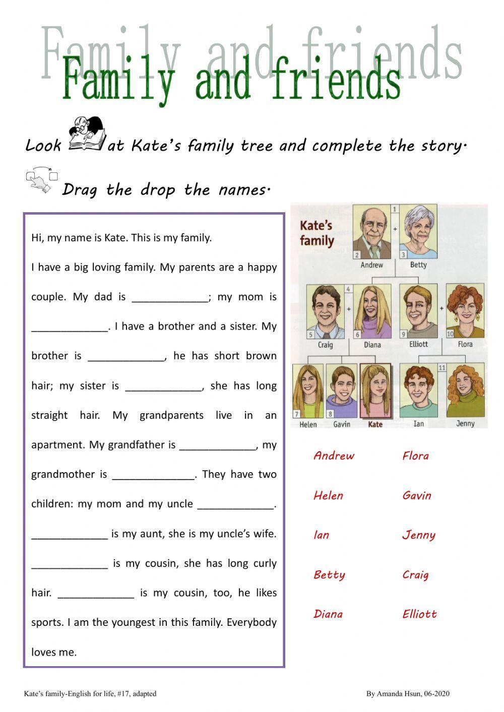 family and friend-drag and drop