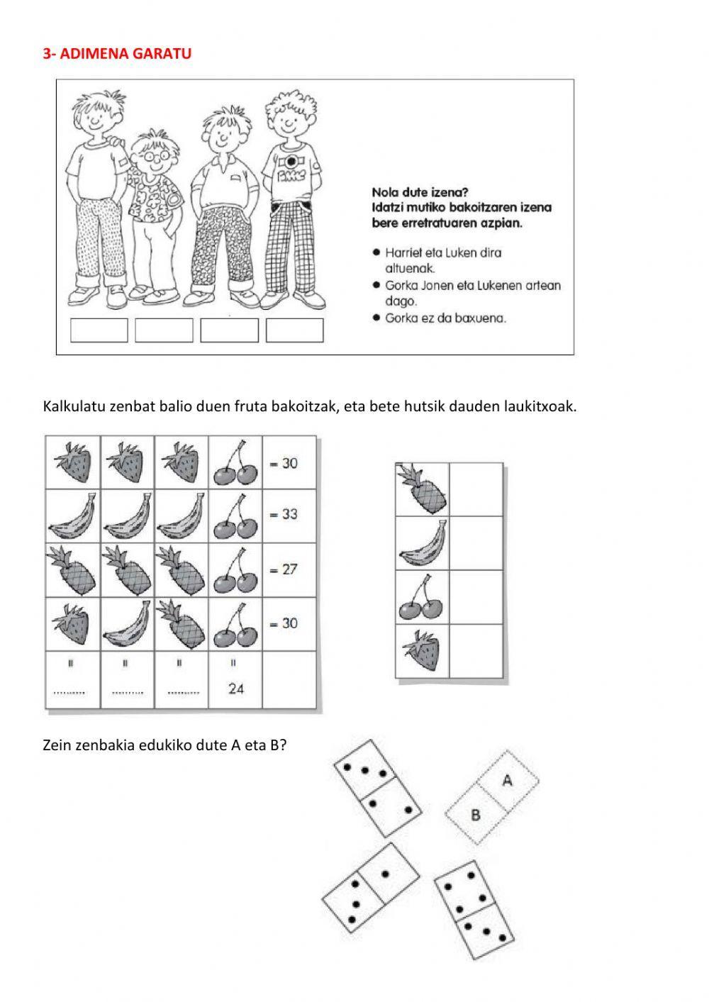 Adimena garatu 3