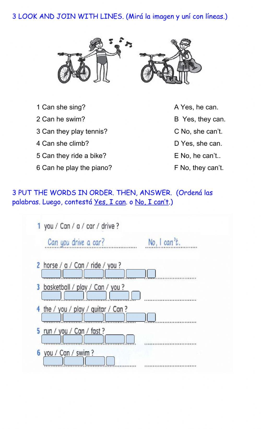 Children 2 Online Lesson 15 Liveworksheet 2
