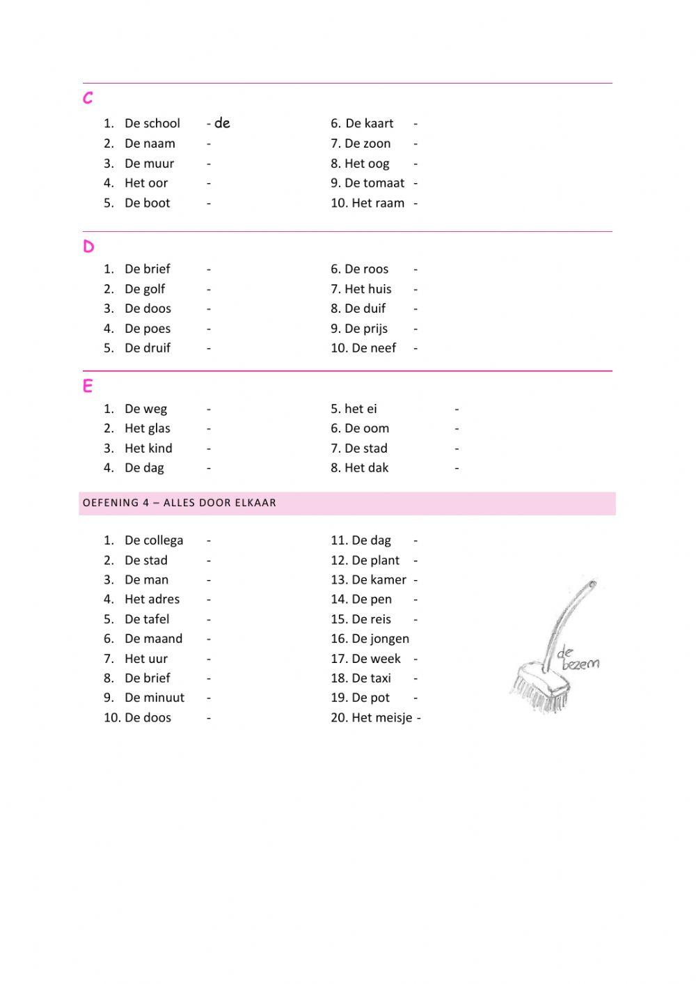 Het pluralis-het meervoud
