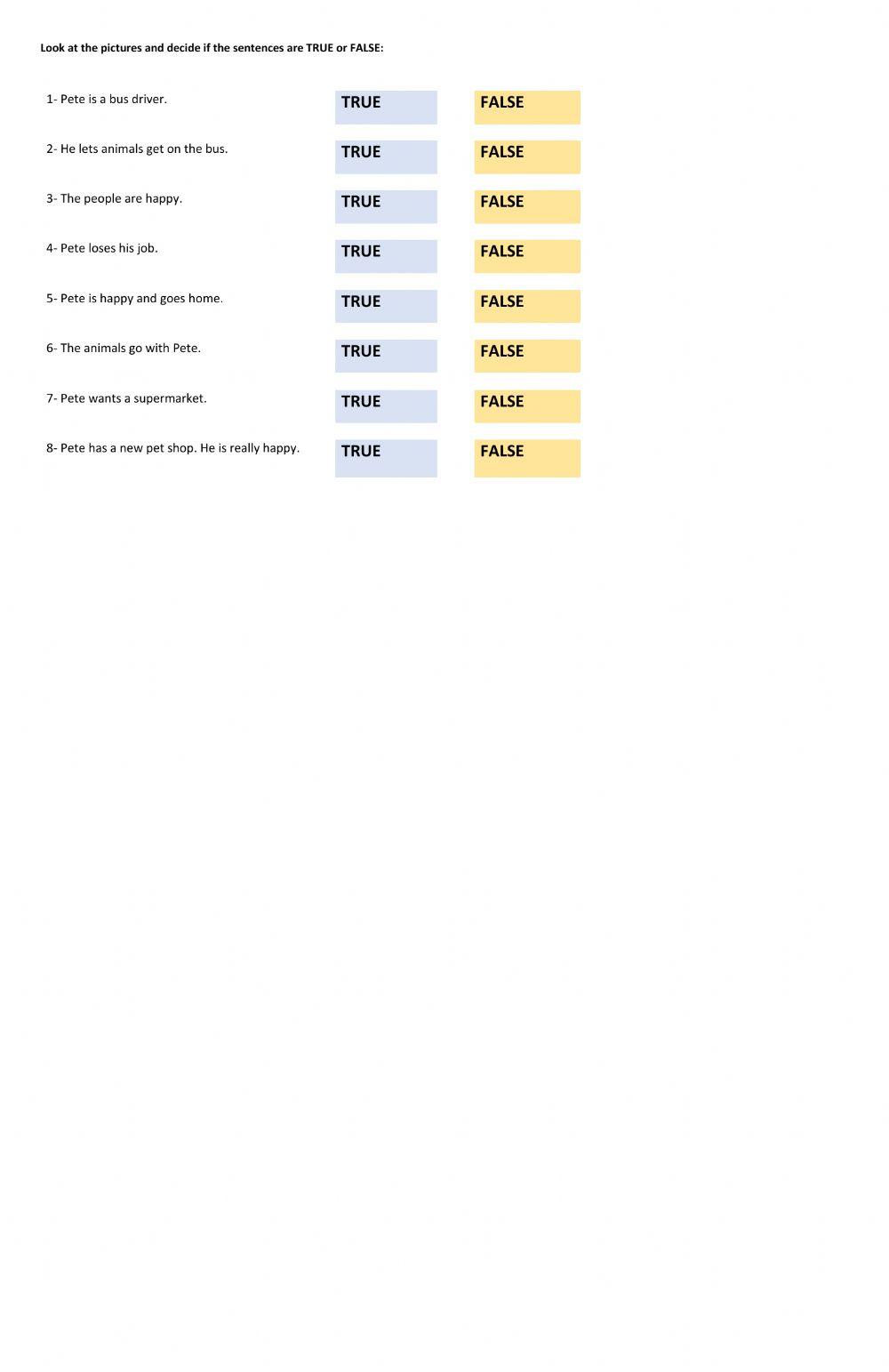 Just the job comprehension activities 3