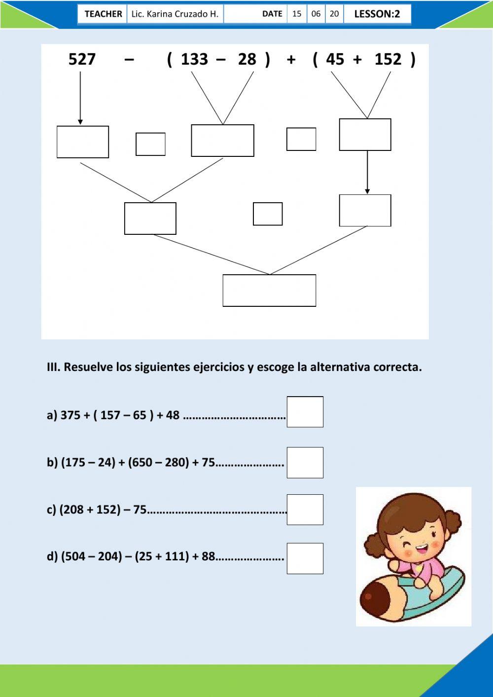 Operaciones Combinadas