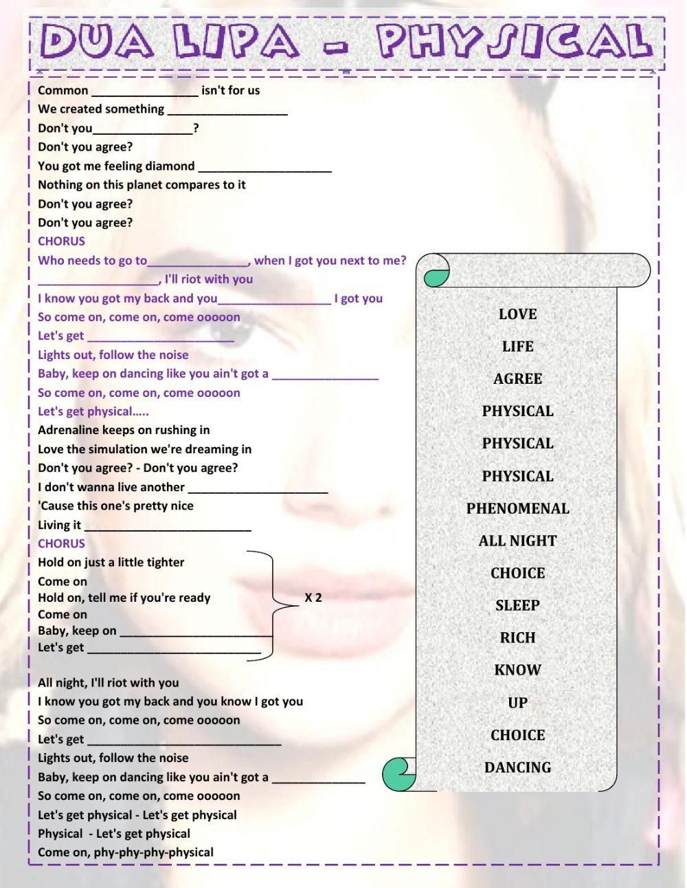 Dua lipa - physical