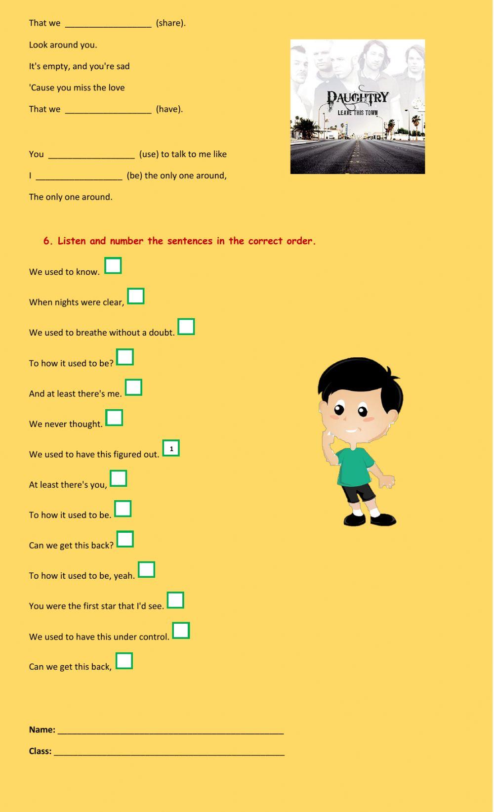 Used to and Past Simple