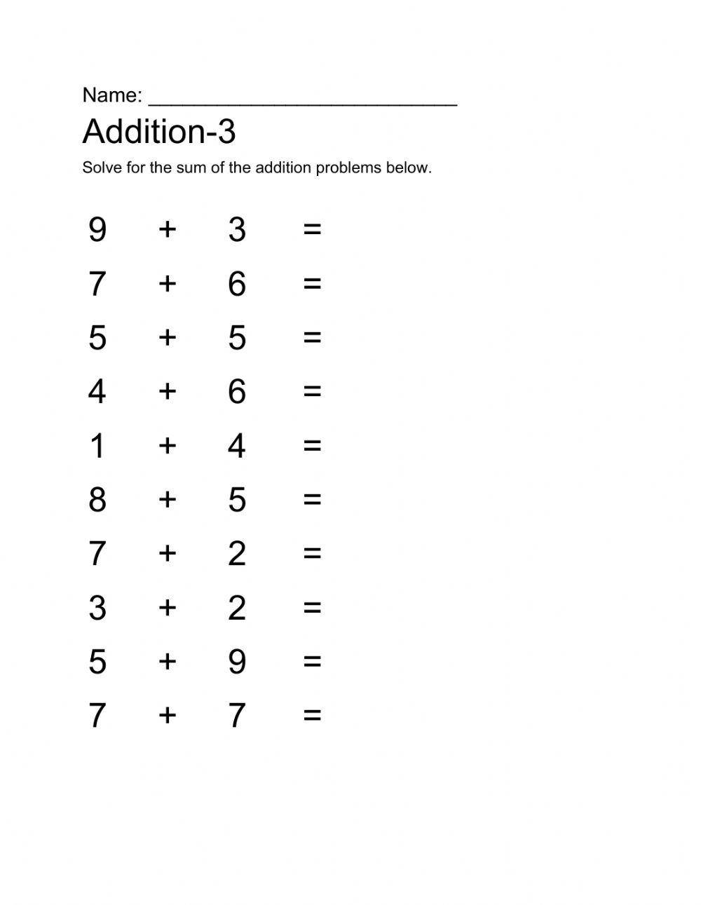 Addition-3